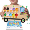 Super Fun Ice Cream Truck Magnetic Color & Number Maze