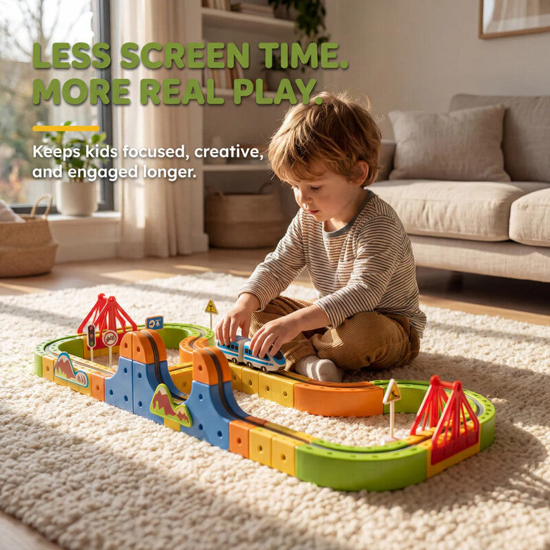 Infinity Racer Magnetic Train Toys