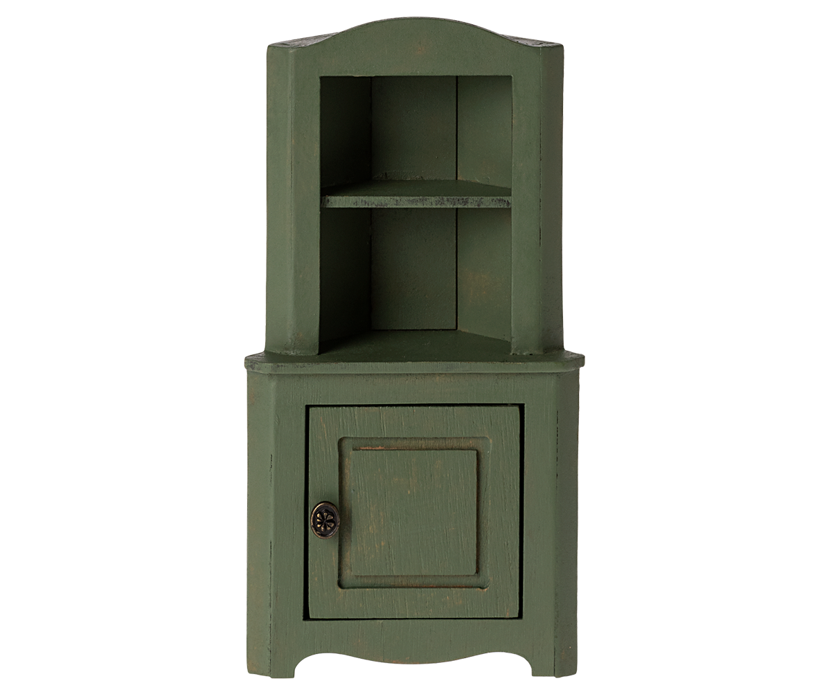 Corner Cabinet, Mouse - Dark Green
