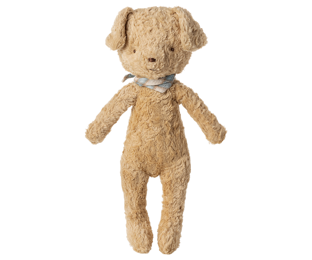 Dog, Vintage plush - Soft sand