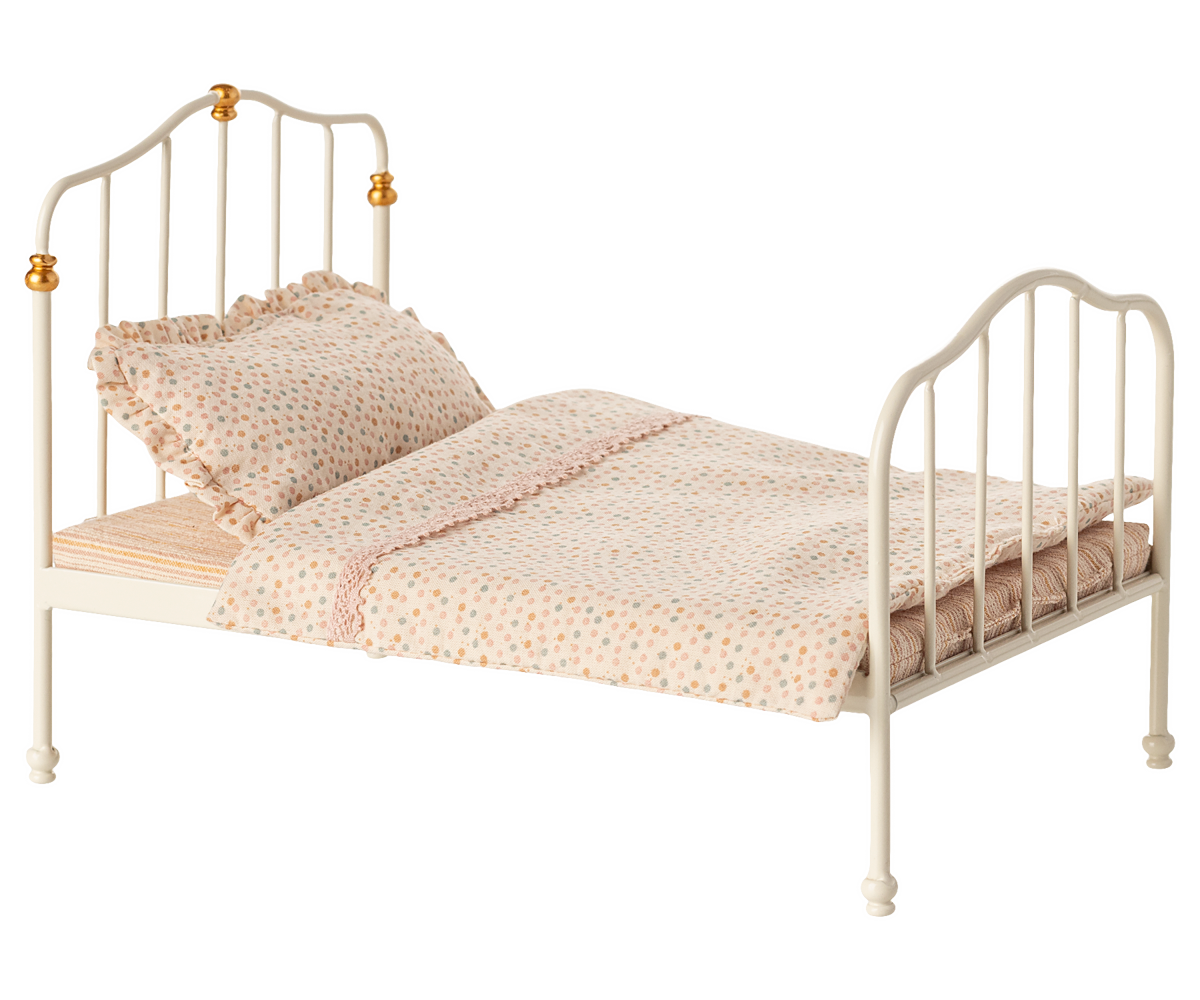 Vintage Bed, Mouse - Off-White