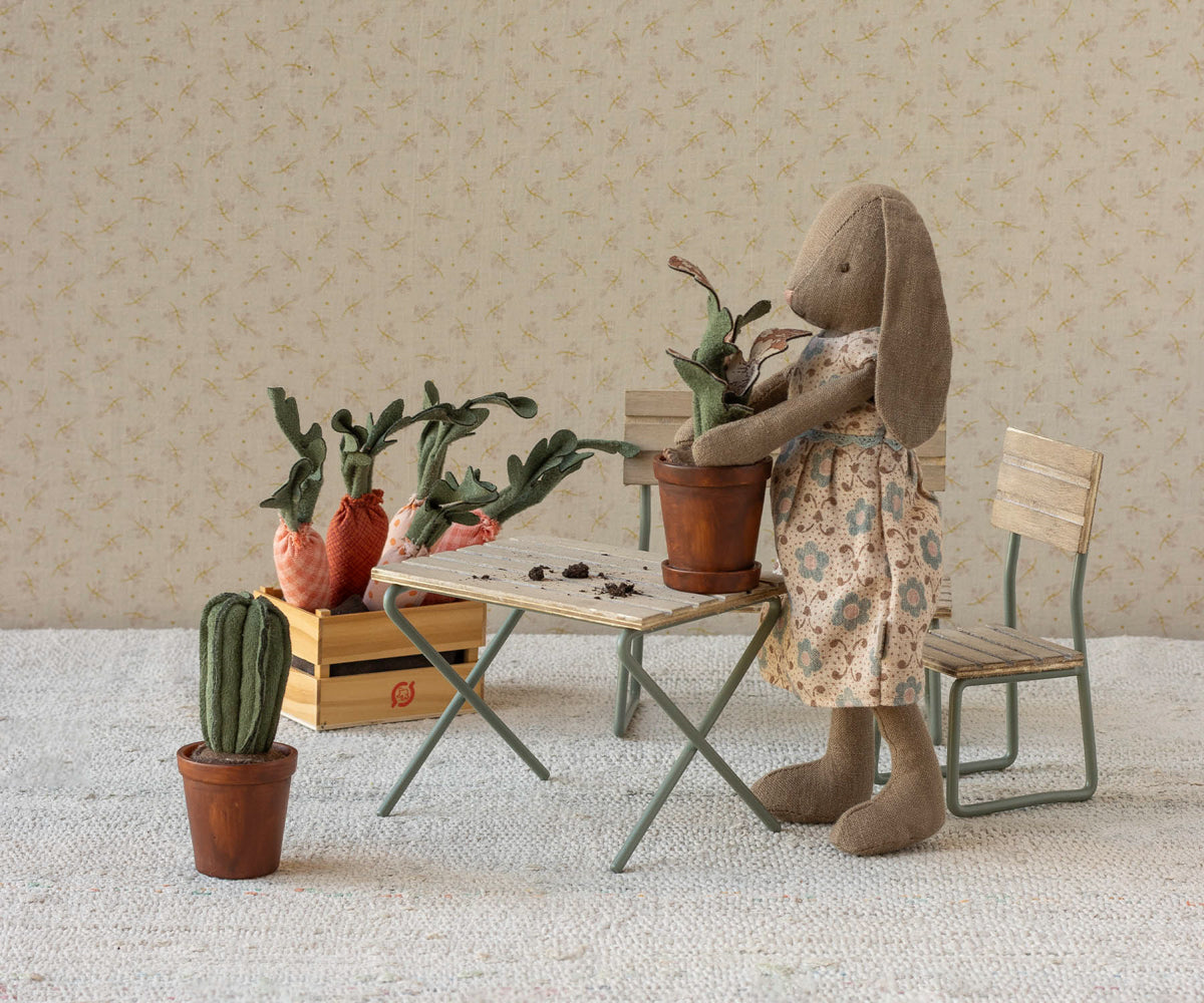 Flower pot with plant