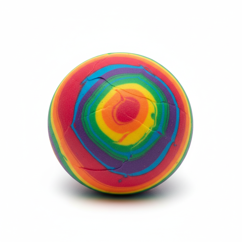 Rainbow Swirl Dough Toy multicolor stress ball