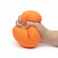 Jumbo Mega Squish Ball orange oversized stress toy