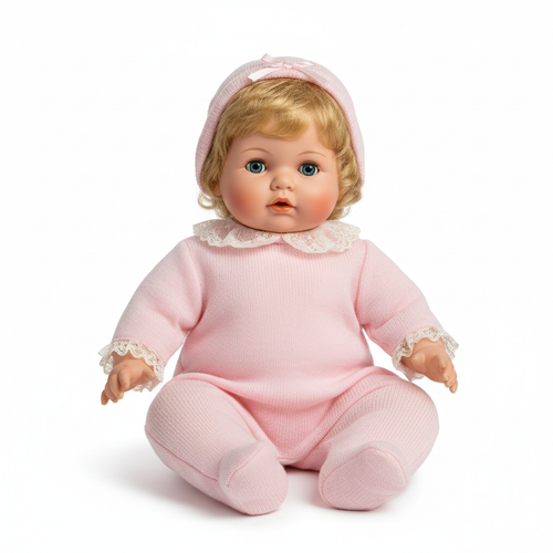 Classic Baby Doll in pink outfit